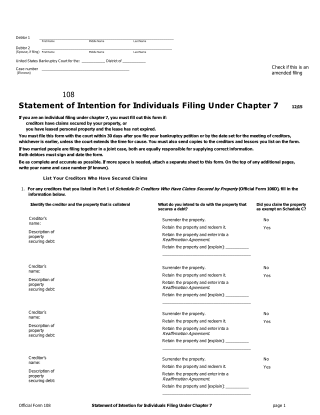 Form 108, page 1